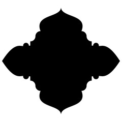 Islamic Label Emblem Shape Glyph Pictogram symbol visual illustration