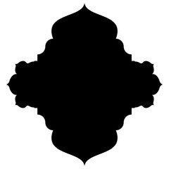 Islamic Label Emblem Shape Glyph Pictogram symbol visual illustration