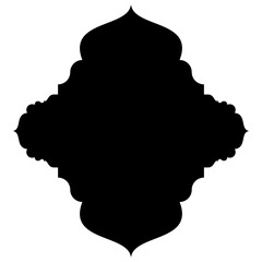 Islamic Label Emblem Shape Glyph Pictogram symbol visual illustration