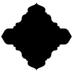 Islamic Label Emblem Shape Glyph Pictogram symbol visual illustration