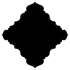 Islamic Label Emblem Shape Glyph Pictogram symbol visual illustration