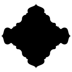 Islamic Label Emblem Shape Glyph Pictogram symbol visual illustration