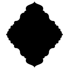 Islamic Label Emblem Shape Glyph Pictogram symbol visual illustration