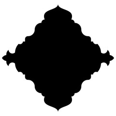 Islamic Label Emblem Shape Glyph Pictogram symbol visual illustration