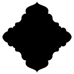 Islamic Label Emblem Shape Glyph Pictogram symbol visual illustration