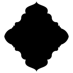 Islamic Label Emblem Shape Glyph Pictogram symbol visual illustration