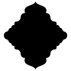 Islamic Label Emblem Shape Glyph Pictogram symbol visual illustration