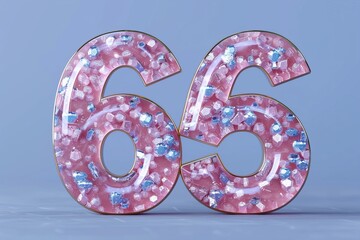 Modern Art text 6G urban communicationon blue background.  6G network smart connection concept