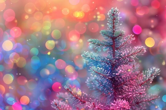 Vibrant festive bokeh background to create new years eve ambiance and celebration vibes
