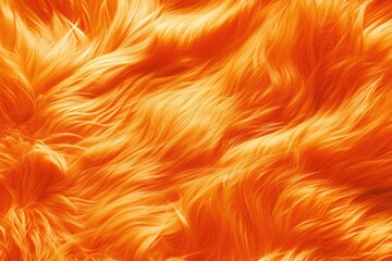 Detailed close up of orange fur, suitable for backgrounds or textures