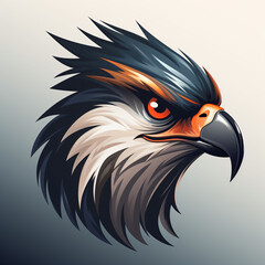 eagle head vector illustration design

