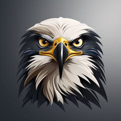eagle head vector illustration design
