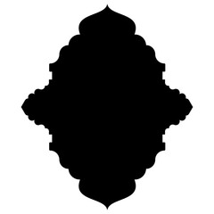 Islamic Label Emblem Shape Glyph Pictogram symbol visual illustration