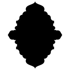Islamic Label Emblem Shape Glyph Pictogram symbol visual illustration