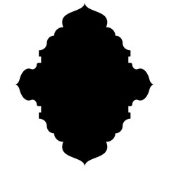 Islamic Label Emblem Shape Glyph Pictogram symbol visual illustration
