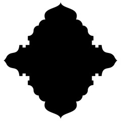 Islamic Label Emblem Shape Glyph Pictogram symbol visual illustration
