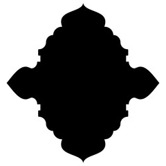 Islamic Label Emblem Shape Glyph Pictogram symbol visual illustration