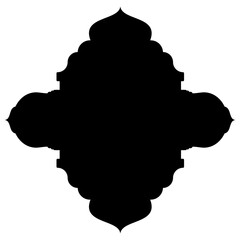 Islamic Label Emblem Shape Glyph Pictogram symbol visual illustration