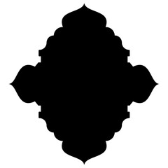 Islamic Label Emblem Shape Glyph Pictogram symbol visual illustration