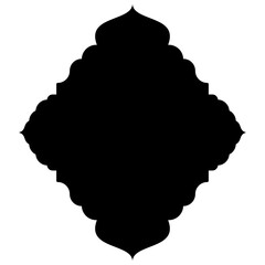 Islamic Label Emblem Shape Glyph Pictogram symbol visual illustration