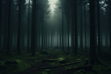 Obraz premium Woodland outdoors mystery nature.