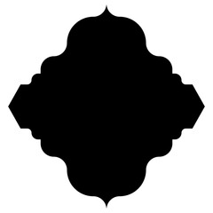 Islamic Label Emblem Shape Glyph Pictogram symbol visual illustration