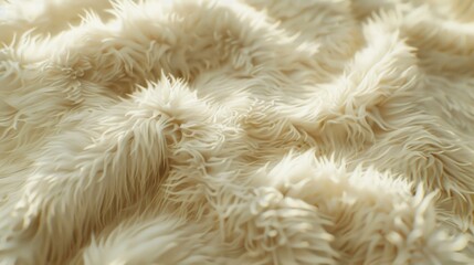 Close up of a pile of white fur, perfect for texture backgrounds
