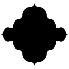Islamic Label Emblem Shape Glyph Pictogram symbol visual illustration