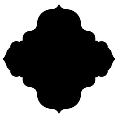 Islamic Label Emblem Shape Glyph Pictogram symbol visual illustration