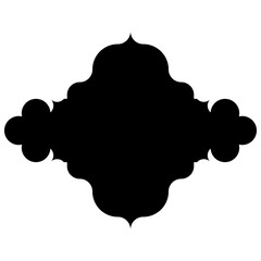 Islamic Label Emblem Shape Glyph Pictogram symbol visual illustration