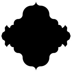 Islamic Label Emblem Shape Glyph Pictogram symbol visual illustration
