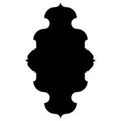 Islamic Label Emblem Shape Glyph Pictogram symbol visual illustration
