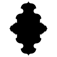 Islamic Label Emblem Shape Glyph Pictogram symbol visual illustration
