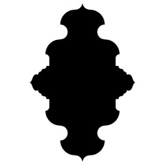Islamic Label Emblem Shape Glyph Pictogram symbol visual illustration