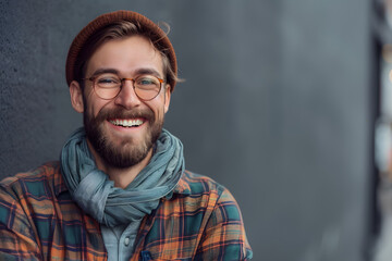 Obraz premium Happy laughing man