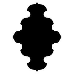 Islamic Label Emblem Shape Glyph Pictogram symbol visual illustration