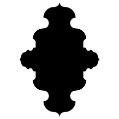 Islamic Label Emblem Shape Glyph Pictogram symbol visual illustration
