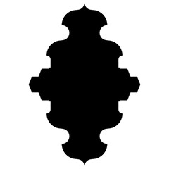 Islamic Label Emblem Shape Glyph Pictogram symbol visual illustration