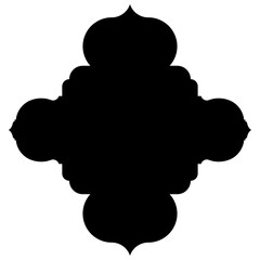 Islamic Label Emblem Shape Glyph Pictogram symbol visual illustration