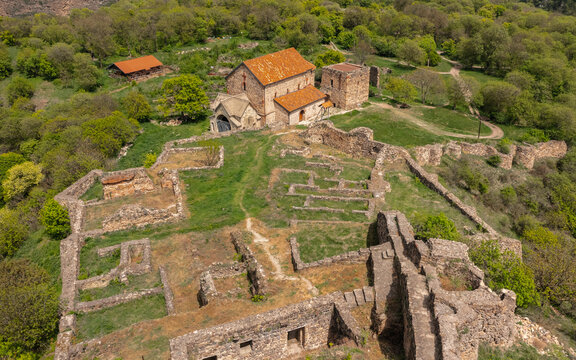 Ruins of the medieval town of Dmanisi in Georgia
