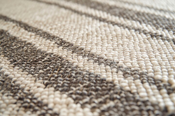 Flatweave stripe woven area rug.