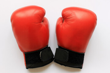 red boxing gloves