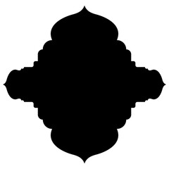 Islamic Label Emblem Shape Glyph Pictogram symbol visual illustration