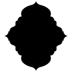 Islamic Label Emblem Shape Glyph Pictogram symbol visual illustration