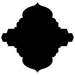 Islamic Label Emblem Shape Glyph Pictogram symbol visual illustration