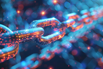 illustrative comparison between traditional centralized databases and blockchain systems