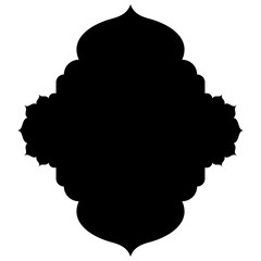 Islamic Label Emblem Shape Glyph Pictogram symbol visual illustration