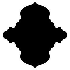 Islamic Label Emblem Shape Glyph Pictogram symbol visual illustration