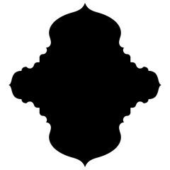 Islamic Label Emblem Shape Glyph Pictogram symbol visual illustration