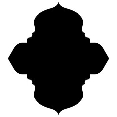 Islamic Label Emblem Shape Glyph Pictogram symbol visual illustration